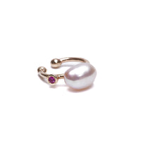 keshi pearl earcuff
