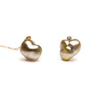 keshi pearl points pierce GY(chain)