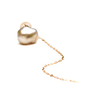 keshi pearl points pierce GY(chain)