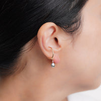 Keshi Pearl Earcuff swing GY×RB