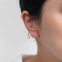 Keshi Pearl Earcuff swing WH×SA