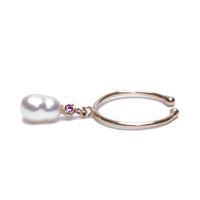 Keshi Pearl Earcuff swing