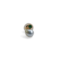 keshi pearl pierce WH×EM (single)