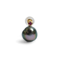 keshi pearl pair pierce BK×RB