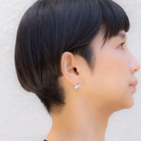 keshi / baroque pair pierce - MN-pbq2d-AK -