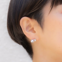keshi / baroque pair pierce - MN-pbq2d-AK -