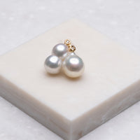 keshi / baroque pair pierce - MN-pbq2d-2AK -