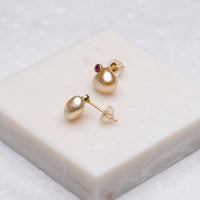 keshi / baroque pair pierce - MN-pke2r-2B -