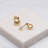 keshi / baroque pair pierce - pke2os_2B -