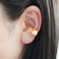 South Sea Pearl dia in Ear Cuff / GD