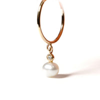 Keshi Pearl Earcuff swing / d×WH