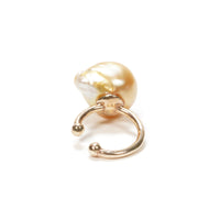 South Sea Pearl dia in Ear Cuff / GD