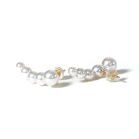 Akoya 5pearl pair pierce