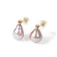 keshi pearl pierce lilac sapphire