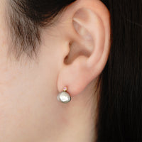 keshi pearl pierce pink sapphire