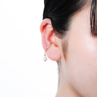 Keshi Pearl Earcuff swing