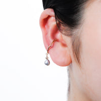 Keshi Pearl Earcuff swing