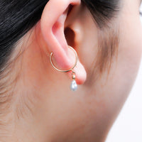 Keshi Pearl Earcuff swing