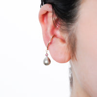 Keshi Pearl Earcuff swing