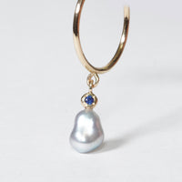 Keshi Pearl Earcuff swing / s×GY