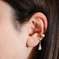 Keshi Pearl Earcuff swing / d×GD