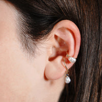 Keshi Pearl Earcuff / d×WH