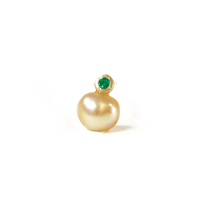 South Sea Keshi Pearl Pierced Earring / S