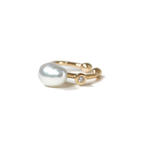 Keshi Pearl Ear Cuff / S