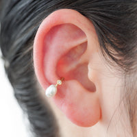 Keshi Pearl Ear Cuff / S