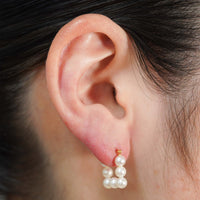 【 Online limited 】dot Pierced Earring / Square