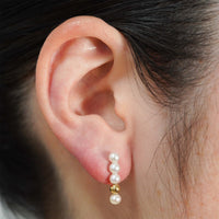 【 Online limited 】dot Pierced Earring S5 / Gold