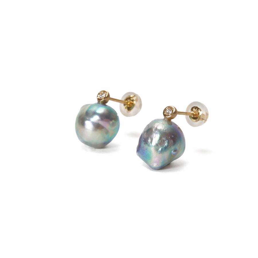 baroque pearl pierce (pair)