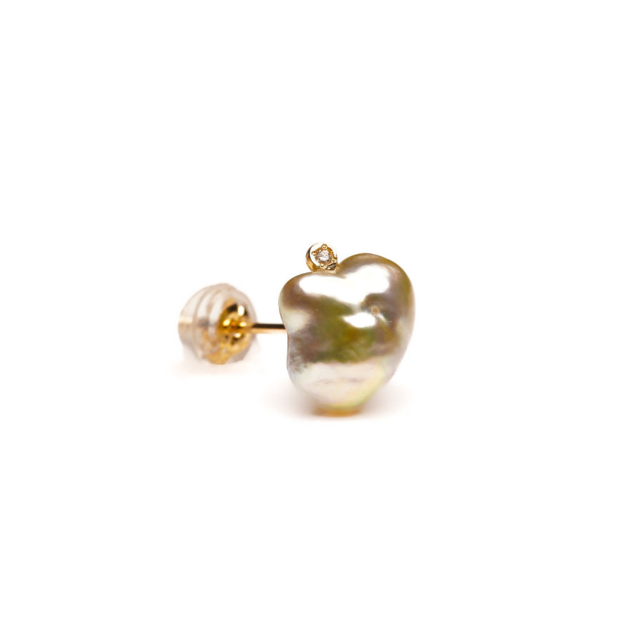 keshi pearl points pierce GY(chain)