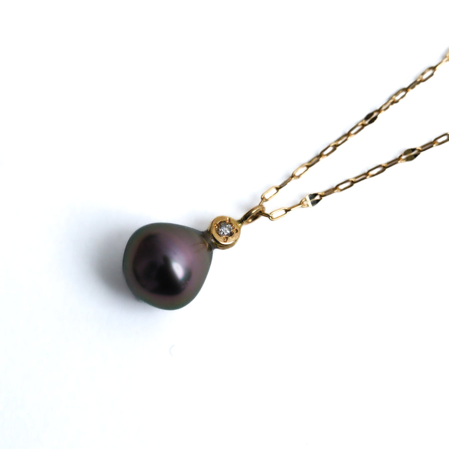 keshi pearl necklace BK×DA 45