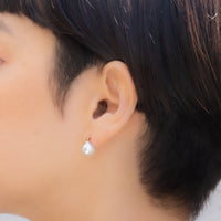 keshi / baroque  pair pierce - MN-pbq2d-2AK -