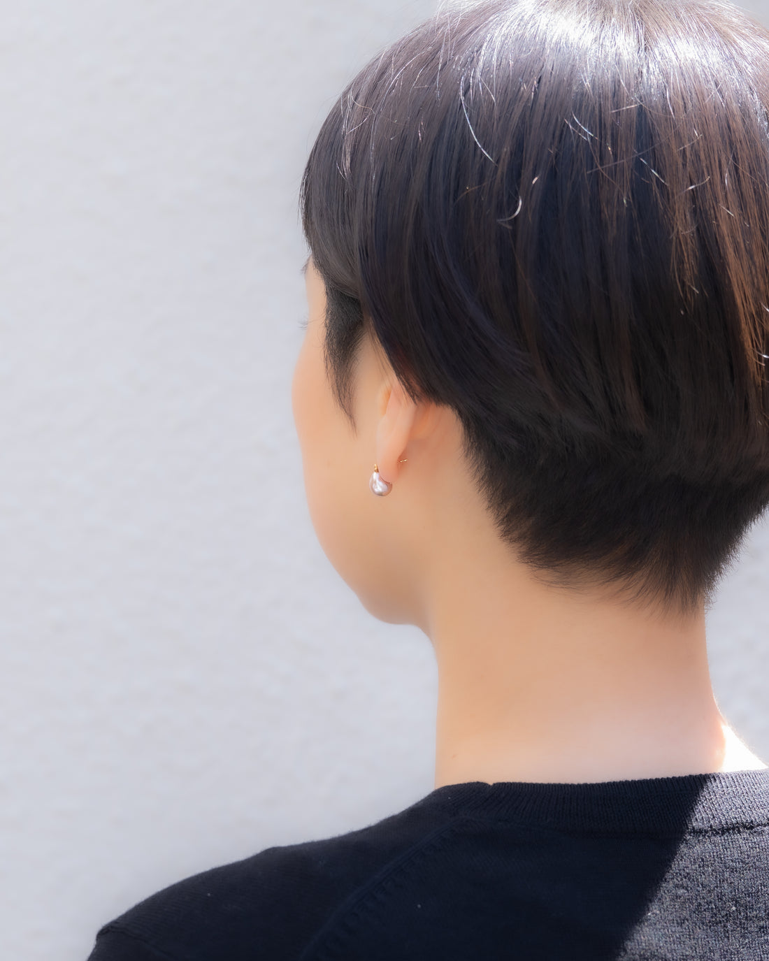 keshi / baroque  pair pierce - MN-pfw2r-2PK-3 -