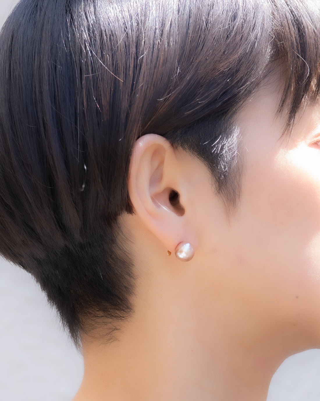 pearl pair pierce - MN-pfw003PK -