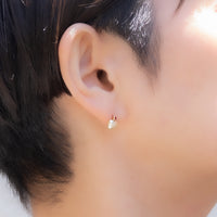keshi / baroque  pair pierce - MN-pke2r-2B -