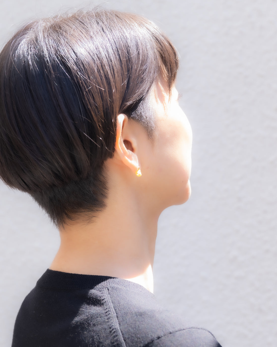 keshi / baroque  pair pierce - pke2os_2B -