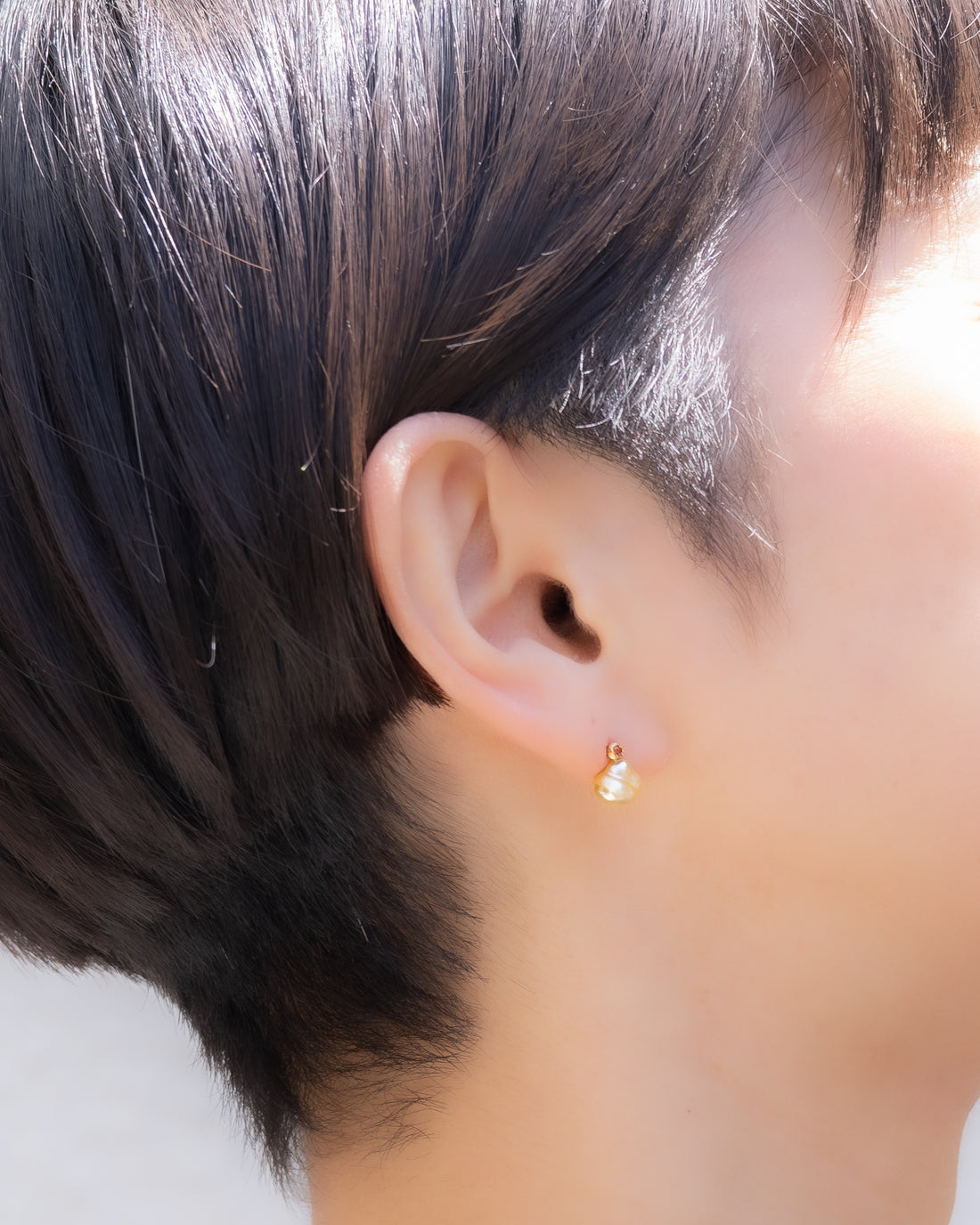keshi / baroque  pair pierce - pke2os_2B -
