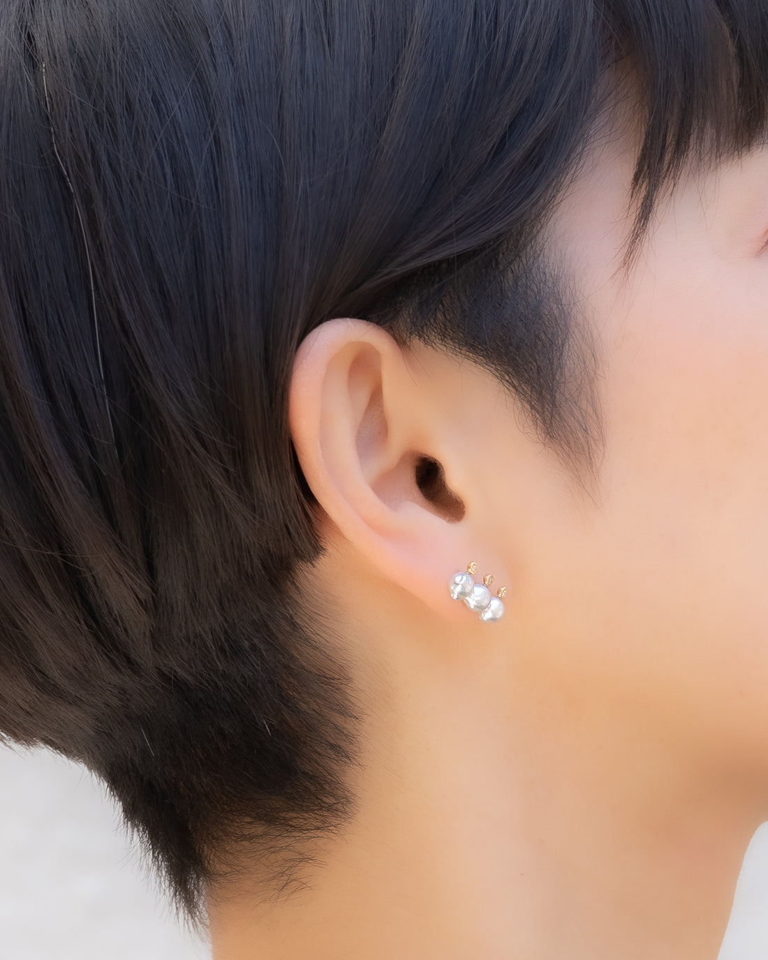 decorate pair pierce - MN-pdec007_K18 -