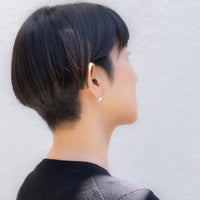 keshi / baroque  pair pierce - MN-pbq2d-AK -