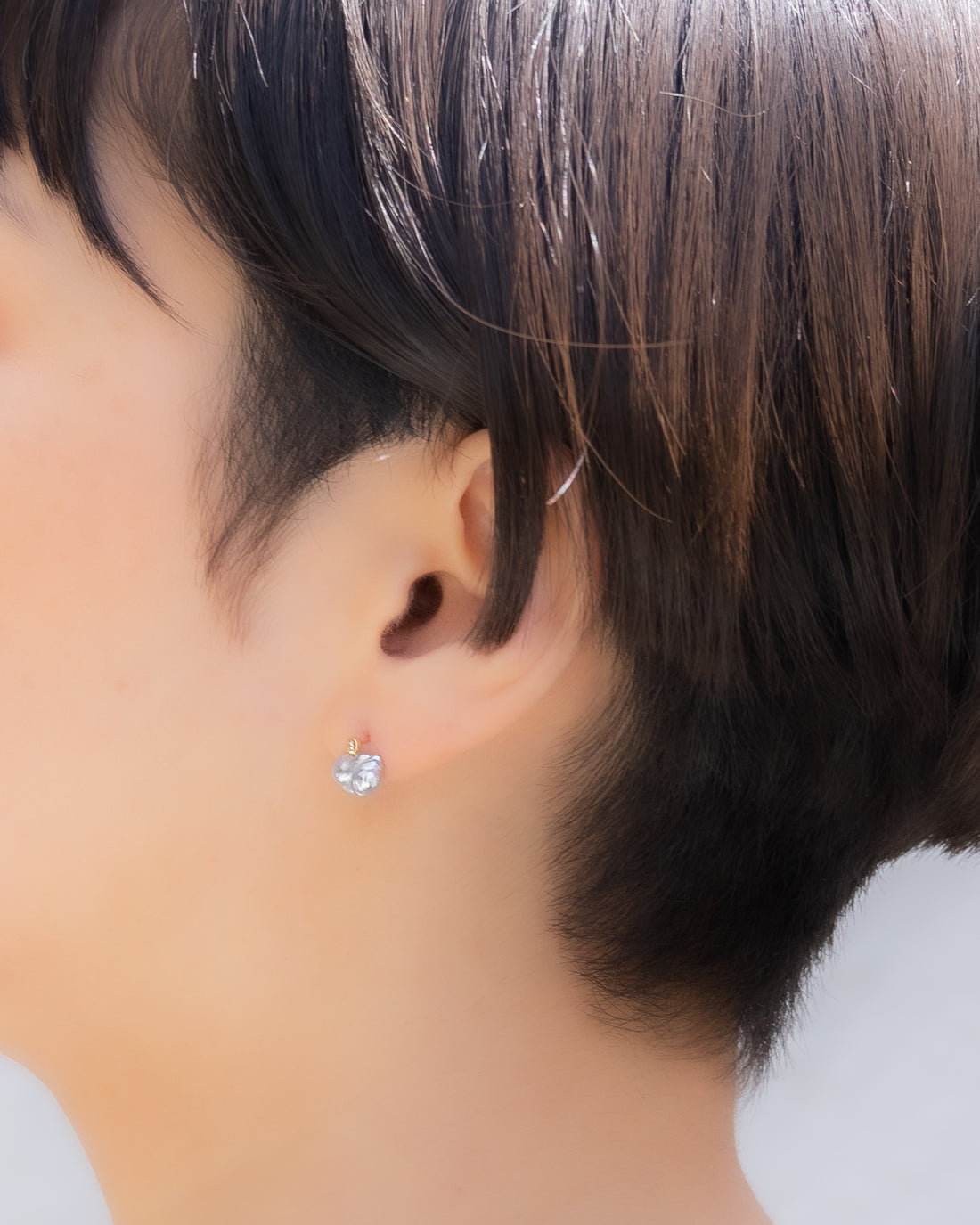 keshi / baroque  pair pierce - MN-pke2d-2A