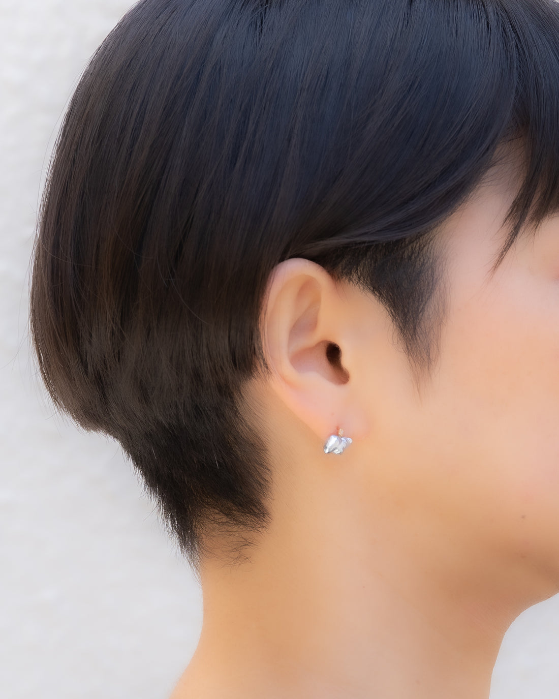 keshi / baroque  pair pierce - MN-pke2d-2A