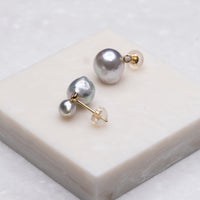 keshi / baroque  pair pierce - MN-pbq2d-AK -