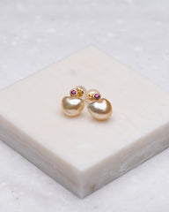 keshi / baroque  pair pierce - MN-pke2r-2B -
