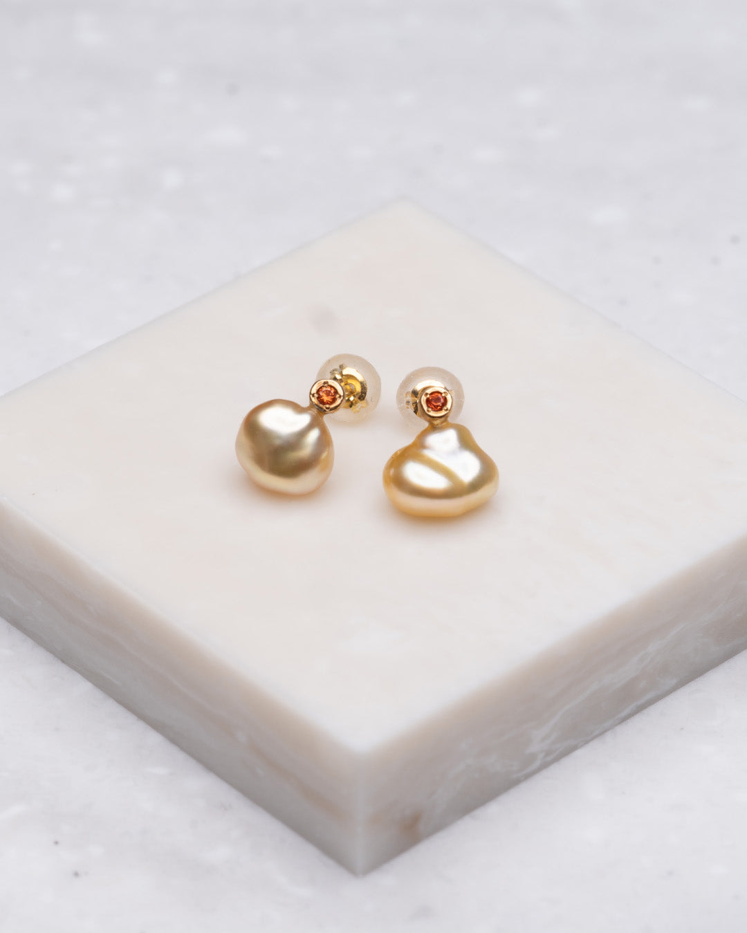 keshi / baroque  pair pierce - pke2os_2B -
