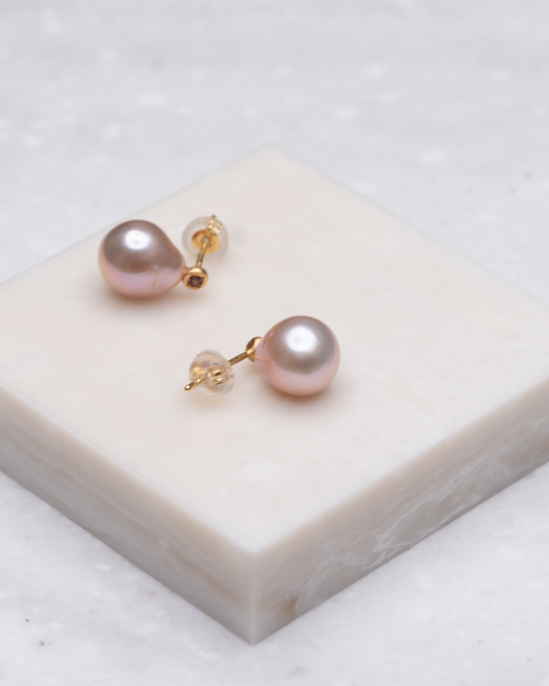 keshi / baroque  pair pierce - MN-pfw2r-2PK-3 -