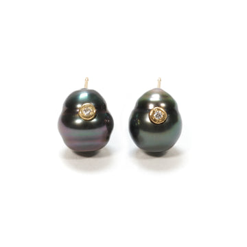 in dia Pierced Earring / S / Pair GR