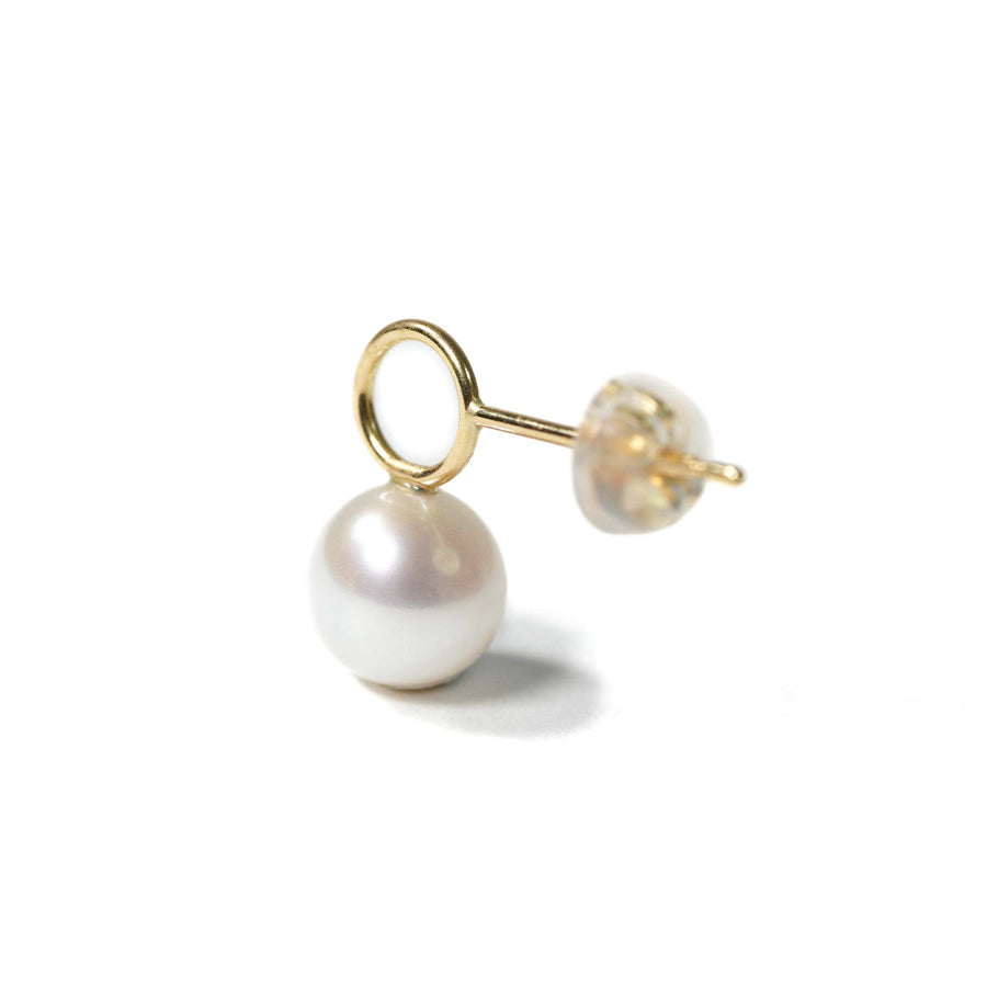 bubble Pierced Earring - 1 pearls L